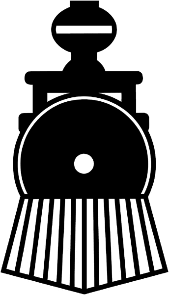 Train engine vinyl sticker. Customize on line. Trains 096-0024